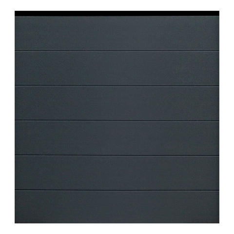 GroJa BasicLine Steckzaun-Set anthrazit-anthrazit 180x180cm