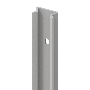 Pfosten Eckmontage-Adapter, silber - 192,5cm, Art. 2871