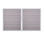 GrojaSolid Grande BPC Steckzaun Doppeltor DIN Links Sonderbreite H:180cm BiColor-Sand EV1