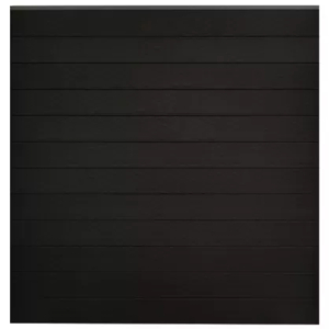 GrojaSolid BPC Steckzaun-Set 180x180cm schwarz-co-exdrudiert, Alu-anthrazit DB703