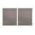 GrojaSolid Grande BPC Steckzaun Doppeltor DIN Links Sonderbreite H:180cm - BiColor co-exdrudiert EV1