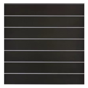 GrojaSolid Grande Premium BPC Steckzaun-Set 180x180cm<br>schwarz co-extrudiert- Alu-anthrazit DB703
