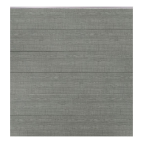 GroJa BasicLine Steckzaun-Set Grey Ash Cut-silber 180x180cm