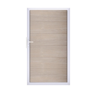 Groja BasicLine Steckzaun Universal Tor 100x180cm Sheffield Oak EV1