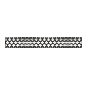 Groja Steckzaun Designeinsatz Oriental Alu-anthrazit DB703