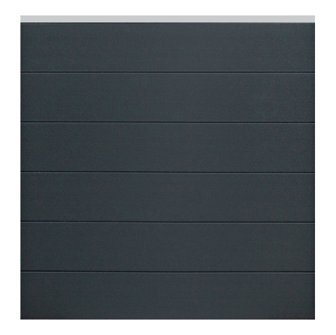 GroJa BasicLine Steckzaun-Set anthrazit-silber 180x180cm