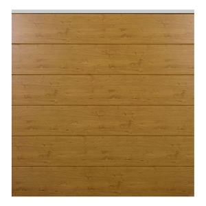 GroJa BasicLine Steckzaun-Set Asteiche Natur - Leiste silber 180x180cm