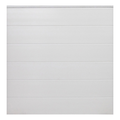 GroJa BasicLine Steckzaun-Set weiß-silber 180x180cm