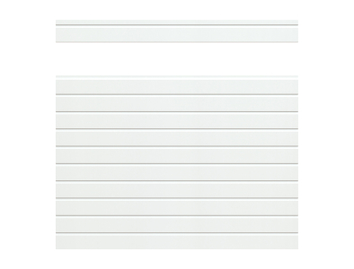 Osmo Alu Fence Steckzaun Weiß Creativ 180x179cm ohne Designelement!