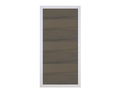 Osmo Multi Fence Co-Extrusion Lightbrown Tor 89x178 Rahmen Aluminium