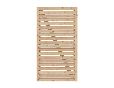 Osmo Rhombus Typ A Tor DIN links L&auml;rche Naturbelassen 98x179cm ohne Beschlag (20 Profile)