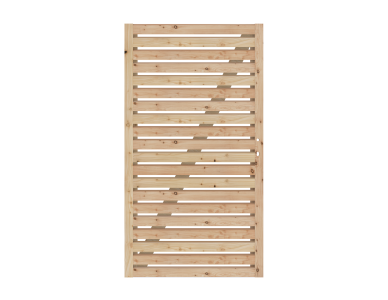 Osmo Rhombus Typ A Tor DIN rechts L&auml;rche Naturbelassen 98x179 ohne Beschlag (20 Profile)