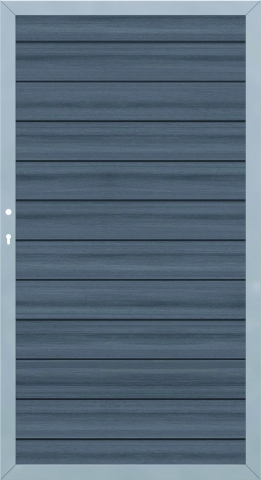 System WPC Platinum Zauntor 2611 Universalanschlag 98x180 cm