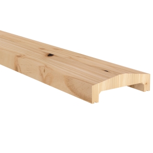 Osmo Schallschutz Forsdal Abschlussprofil f&uuml;r 28mm Bohlen mit Absorberelement L&auml;rche 200 cm