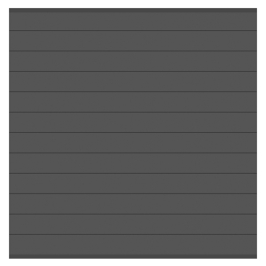 System Alu Plus Zaunfeldset Anthrazit 3900 178x184 cm