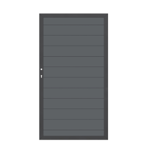 System Alu Plus Tor Anthrazit 3978 98x180 cm Universalanschlag