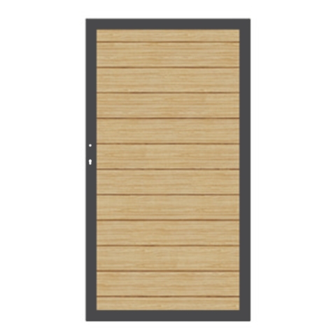 System Alu Plus Tor L&auml;rche 3981 98x180 cm Universalanschlag