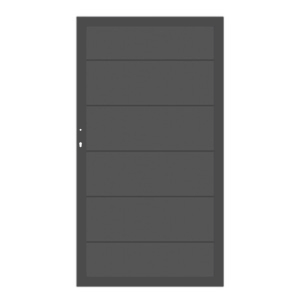 System Alu Plus XL Tor Anthrazit 3984 98x180 cm Universalanschlag
