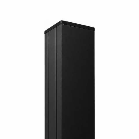 Elephant Pfosten Alu-schwarz 6,8x6,8x135cm mit Holzkern