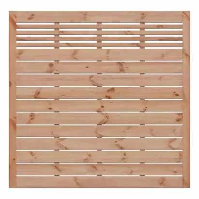 Sichtschutzzaun Sina Kiefer L&auml;rchenoptik 51350 180x180cm