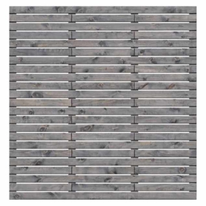 Sichtschutzzaun Valentina Kiefer KDi Grau 180x180 cm 51226