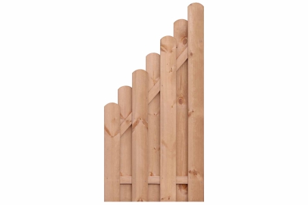 Bohlenzaun Kiefer L&auml;rchenoptik 90x180-90cm 51342