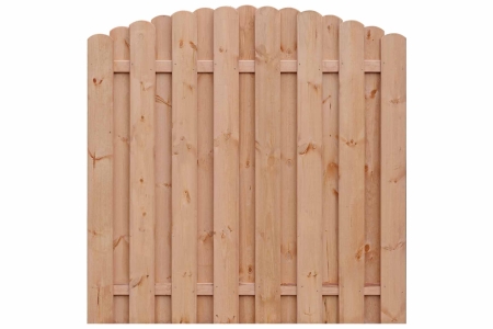 Bohlenzaun Kiefer L&auml;rchenoptik 180x180-160cm 51343