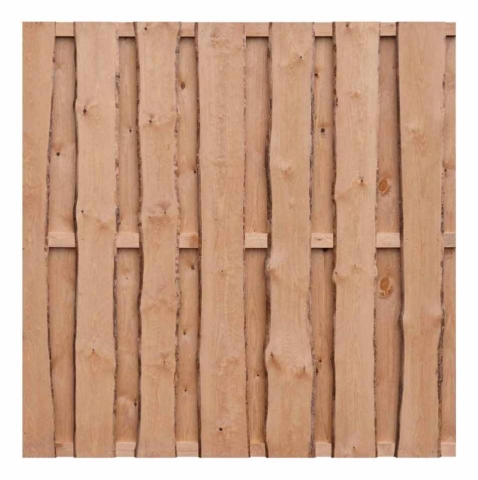 Bohlenzaun Natura Kiefer L&auml;rchenoptik 180x180cm 51188