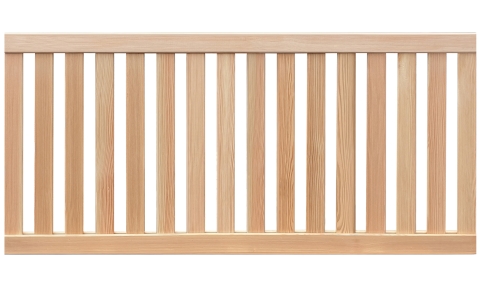 Vorgartenzaun Verona aus L&auml;rche 180x80cm 50335