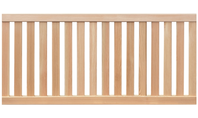 Vorgartenzaun Verona aus L&auml;rche 180x80cm 50335