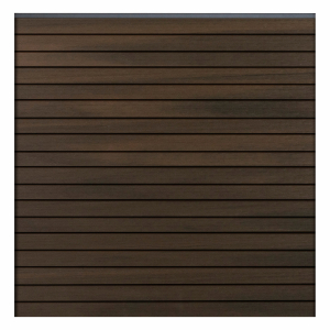 GrojaSolid Rhombus Steckzaun-Set Walnuss co-extrudiert 180x180cm