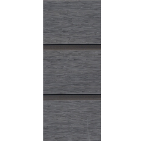 GrojaSolid Rhombus BPC Steckzaun Universal Tor 100x180cm steingrau  Alu -blank  EV1