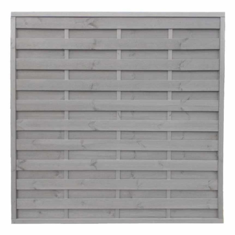 Dichtzaun Kiefer 180x180cm Steingrau vorlasiert