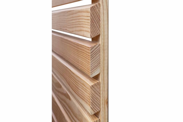 Rhombus Sichtschutzzaun L&auml;rche natur 180x180 cm