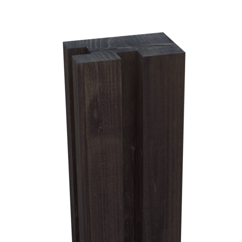 Osmo Schallschutz Forsdal Eckpfosten Kiefer Kesseldruckimpr&auml;gniert Grau 10x14x300 cm