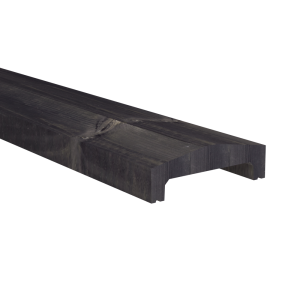 Osmo Schallschutz Forsdal Abschlussprofil f&uuml;r 28mm Bohlen mit Absorberelement Kiefer Kesseldruckimpr&auml;gniert Grau 200 cm