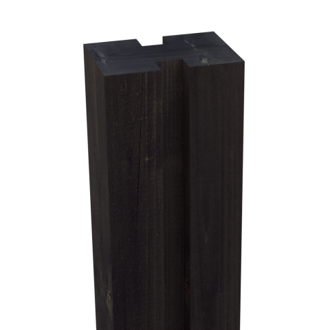 Osmo Schallschutz Forsdal Anfangs-Mittelpfosten Kiefer Kesseldruckimpr&auml;gniert Grau 10x14x300 cm