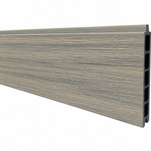 Elephant Steckzaun Mix and Match WPC Natural Grey co-extrudiert 2x14x180cm 2er Set