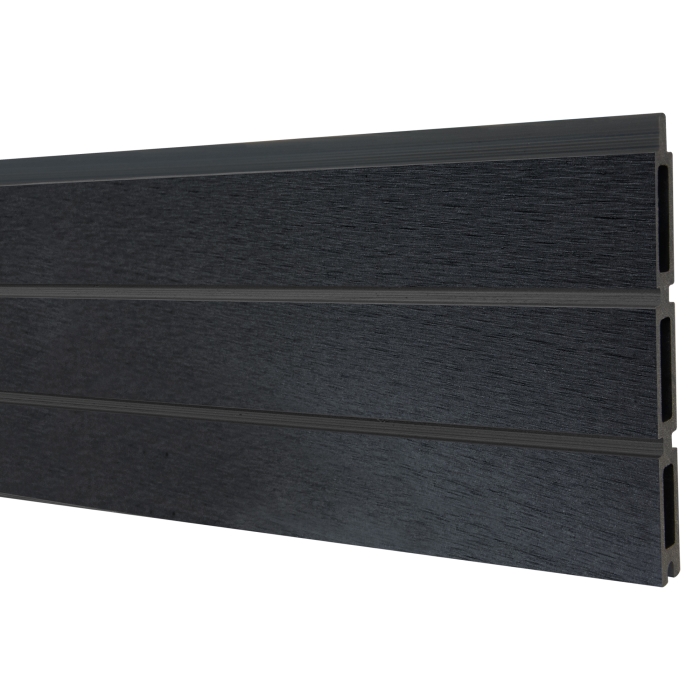 Elephant Steckzaun Triple Rhombus WPC Anthrazit, 6er Set 180cm