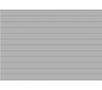 System Alu Plus Zaunfeldset Silber 3849 238x184 cm
