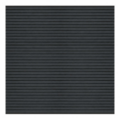 Elephant Steckzaun Set Triple Rhombus 180x178cm WPC Anthrazit, Leisten Schwarz