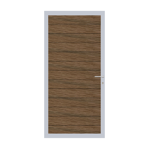 Elephant Mix and Match Zauntor Alu 90x195cm, Bausatz Füllung  WPC Driftwood Dark co-extrudiert