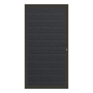 Elephant Mix and Match Zauntor anthrazit 90x175cm, Bausatz F&uuml;llung WPC Anthrazit co-extrudiert