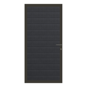 Elephant Mix and Match Zauntor anthrazit 90x189cm, Bausatz F&uuml;llung WPC Anthrazit co-extrudiert