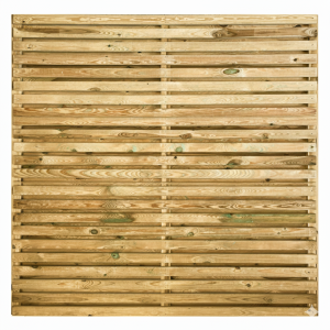 Zaun Linea Pinus 180x180 cm Kiefer druckimpr&auml;gniert beids. mit Leisten beplankt!