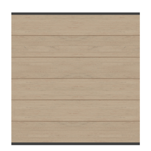 System WPC XL Zaunfeld-Set sand 3740 178x183cm