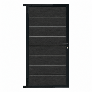 Elephant Zauntor Modular EVO 180 WPC anthrazit co-extrudiert 90x176cm inkl. Beschlag
