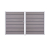 GrojaSolid Grande Premium BPC Steckzaun Doppeltor Din Rechts Sonderbreite H:180cm BiColor-Sand EV1