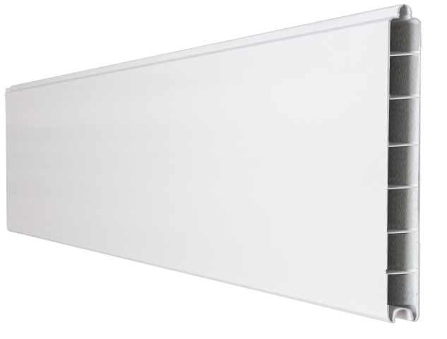 Groja BasicLine Steckzaun Einzelprofil schmal wei&szlig; 1,9x15x180cm