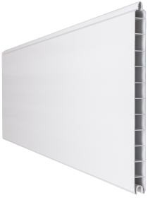 Groja BasicLine Steckzaun Premium Einzelprofil wei&szlig; 1,9x28,4x180cm
